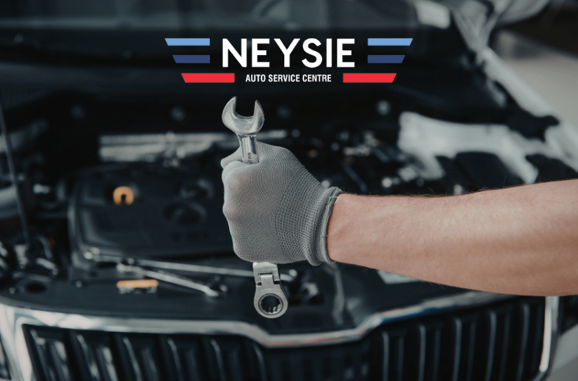 Logbook Service in Rydalmere title page showcasing a mechanic holding a wrench during logbook service in Rydalmere, with a car in the background off focus